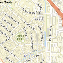 Adobe Meadow California Street Map