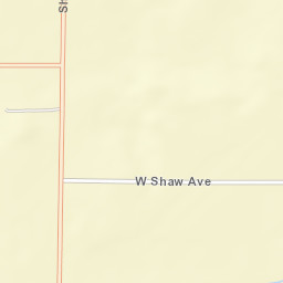 W Shaw Ave Winton California  Street Map