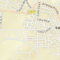 Salteras Street Map