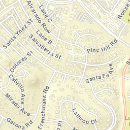 Raines Houses California Street Map