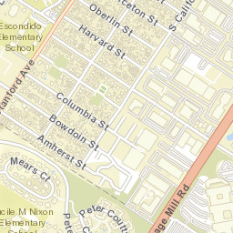 1127-1269 Page Mill Rd Palo Alto CA Street Map