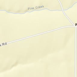 Round Valley California Street Map