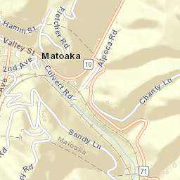 121 Valley Street, Matoaka, WV 24736 Street Map