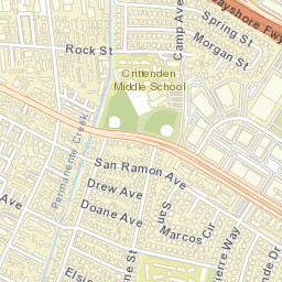 1766 Drew Ave, Mountain View, CA 94043 Street Map