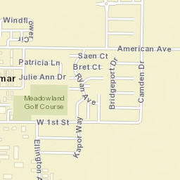 Hilmar California Street Map