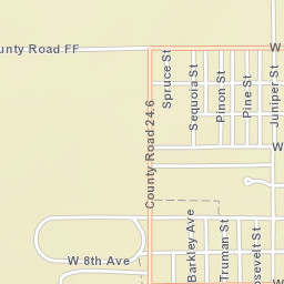 301 Pinion St Springfield, Colorado Street Map