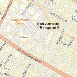 Castro City California Street Map