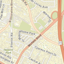 Jackson Park California Street Map