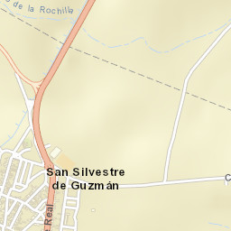 San Silvestre de Guzmán Street Map