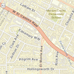 1777 Latham St, Mountain View, CA 94041 Street Map