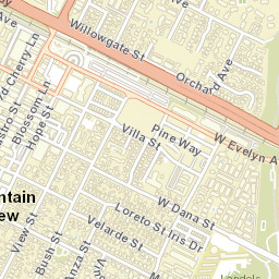 209 Castro St, Mountain View, CA 94041, USA Street Map