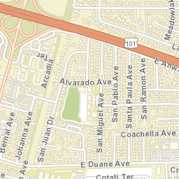 750 Santa Paula Ave, Sunnyvale, CA 94085, USA Street Map