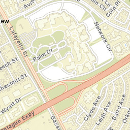 Agnew California Street Map