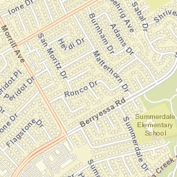 1417-1423 Scollon Ct San Jose CA Street Map