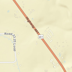 12551-12553 US-491 Cortez CO Street Map