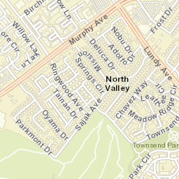 1428 Townsend Ave San Jose CA Street Map