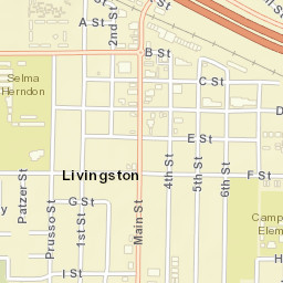 7541 Golden State Hwy, Livingston, CA Street Map