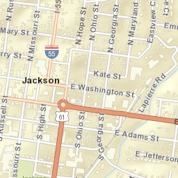 201-299 Interstate 55 Business Loop Jackson MO Street Map