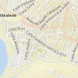 Gibraleón Street Map