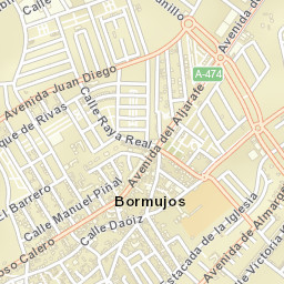 Bormujos Street Map