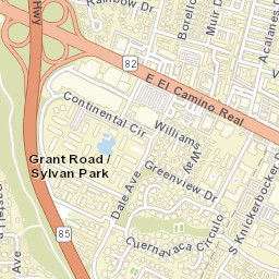 Cuernavaca California Street Map