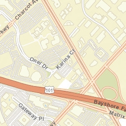 N 1st St San Jose, California Street Map