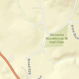 42809-42825 Round House Road Ahwahnee Street Map