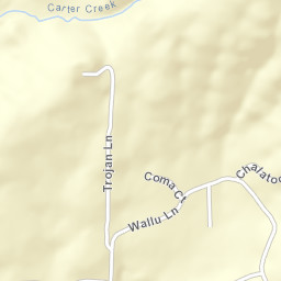 Ahwahnee Estates California Street Map