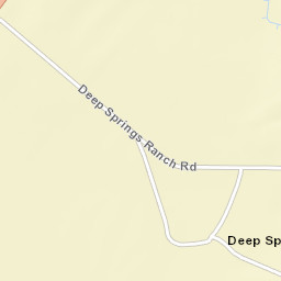 Deep Springs California Street Map