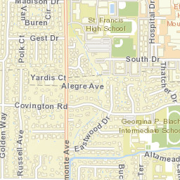 1822-1866 Miramonte Avenue, Mountain View Street Map