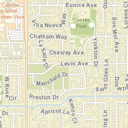 3375-3379 Villa Robleda Dr, Mountain View Street Map