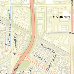 2348 Monroe St, Santa Clara, CA 95050, USA Street Map
