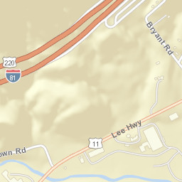 878-928 Lee Highway, Cloverdale, VA, USA Street Map