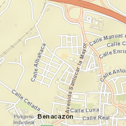 Benacazón Street Map
