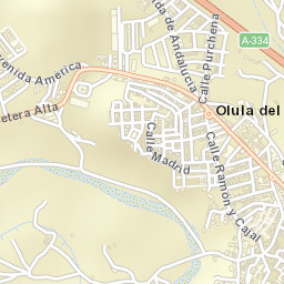 Olula del Río Street Map