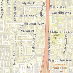 994-996 Helen Avenue, Sunnyvale, CA Street Map