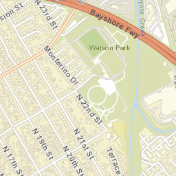 541-549 North 20th Street San Jose CA Street Map
