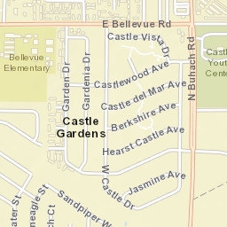 Castle Gardens California Street Map