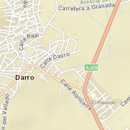 Darro Street Map