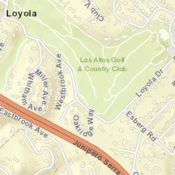 Loyola California Street Map