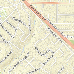 Loyola Corners California Street Map