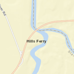 Hills Ferry California Street Map