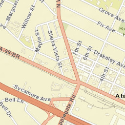 1501 Golden State Hwy, Atwater, CA Street Map