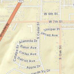 Montezuma County Street Map
