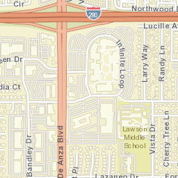 2-98 Infinite Loop, Cupertino, CA 95014 Street Map