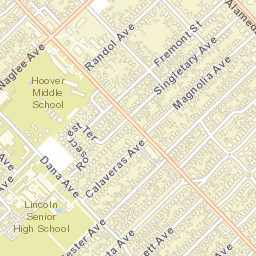 300-398 Dana Ave, San Jose, CA 95126, USA Street Map