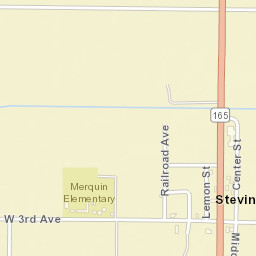 Stevinson California Street Map
