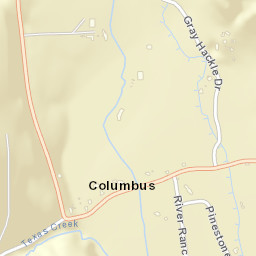 Columbus Colorado Street Map