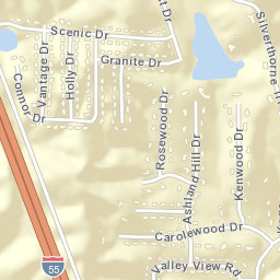 1330-1334 Ashland Hills Dr Cape Girardeau MO Street Map