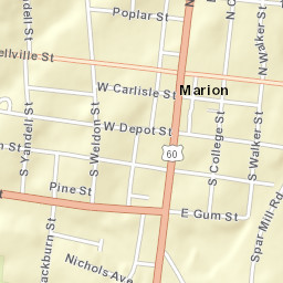 210 South Main Street, Marion, KY 42064 Street Map